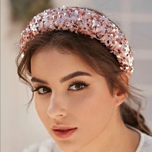 Rose Gold Sequin Fashion Headband